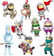 cartoon knight icon N2