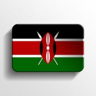 Kenya 3D button
