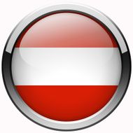 austria flag gel metal button