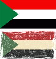 Sudan grunge flag N4
