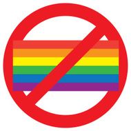 homosexual forbidden sign