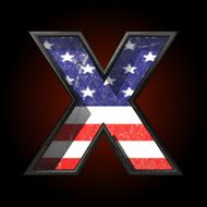 Vector American metal figure x N2