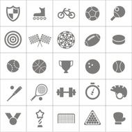 Sport silhouettes collection