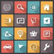 GPS Navigation Icons N6