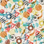 Seamless pattern of sport icons