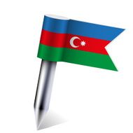 Vector Azerbaijan flag
