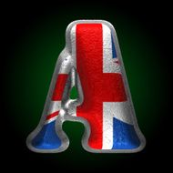 Vector Great Britain metal figure a