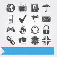 Social media icons set 5