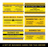 Business card taxi - sixth set