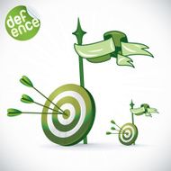 Arrow Hitting Directly In Bulls Eye N4
