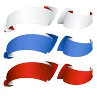 color ribbon banners N3