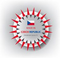Made in CZECH REPUBLIC seal Flag (Vector) N5