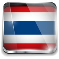 Thailand Flag Smartphone Application Square Buttons N2