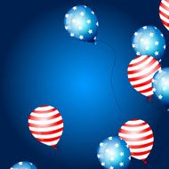 Vector independence day celebration card