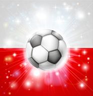 Poland soccer flag
