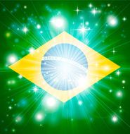 Brazilian flag background