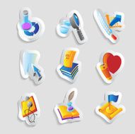 Icons for science education and medicine N2