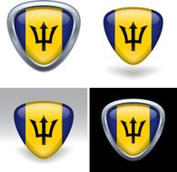 Barbados Flag Crest