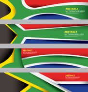 Abstract south African Background S Africa Flag (Vector Flag) N2