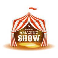 Circus tent vector illustration N5