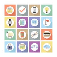 Modern flat web design icons Set 2