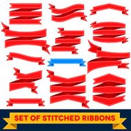 Set of bent ribbons with seam N3