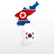 North And South Korea Map N2