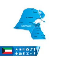 Kuwait map