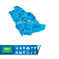 Saudi Arabia map