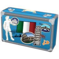 Retro Italian Vacation Suitcase