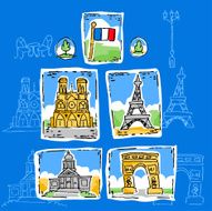 Paris tour sketches