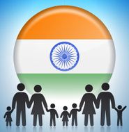 Indian Stick Figure Family N2