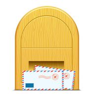 Mailbox with mail