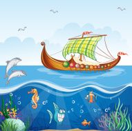 the water world with merchant ships Viking S VI