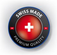 Made in SWITZERLAND SWISS seal and Flag