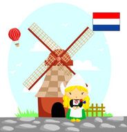 Dutch Flag and Culture N2