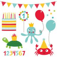 Birthday Vector Set N2