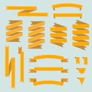 Collection vivid ribbons
