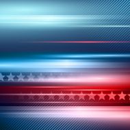 American Independence Day Vector striped red and blue background N6