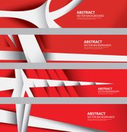 Abstract Denmark Flag Danish Flag Colors (Vector Art)