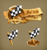 Checkered Flag Icon N5