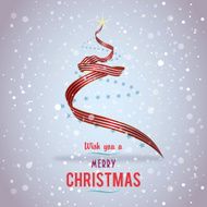 US Christmas tree ribbon