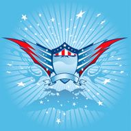 Stars and Stripes Badge