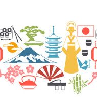 Japan seamless pattern N6
