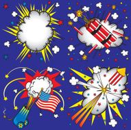 4th of July Fireworks and Explosions