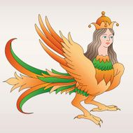 Alkonost (vector)