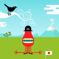 Nusance in Bird land outdoor character invasion