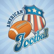 American football badge N3