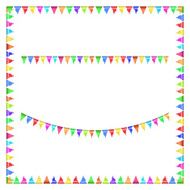 Party flags Vector