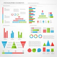 Set elements of infographics N17